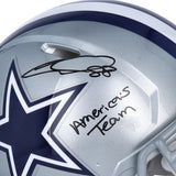 Ceedee Lamb Cowboys Signed Riddell Speed Auth. Helmet with "Americas Team" Insc