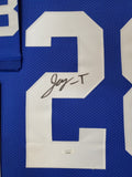 FRAMED INDIANAPOLIS COLTS JONATHAN TAYLOR SIGNED JERSEY JSA COA