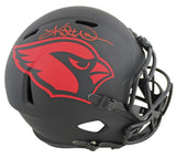 Cardinals Kurt Warner Signed Eclipse Full Size Speed Rep Helmet W/ Case BAS Wit