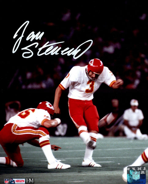 KC Chiefs JAN STENERUD Signed 8X10 Photo #4 AUTO - HOF '91