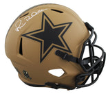 Cowboys Michael Irvin Signed STS II Full Size Speed Rep Helmet W/ Case BAS Wit
