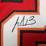 Framed Autographed/Signed LeGarrette Blount 35x39 Tampa Bay Jersey JSA COA