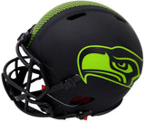 Russell Wilson Signed Seahawks Eclipse Full size Authentic Helmet RW Holo 154074