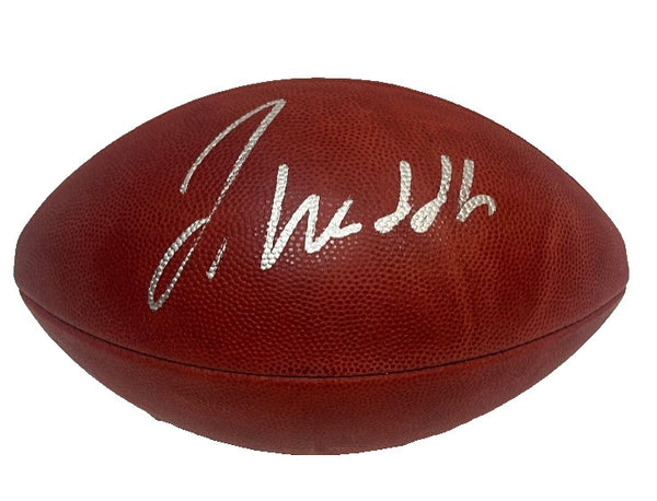 Jaylen Waddle Autographed NFL Football -- Denver Broncos | Fanatics COA