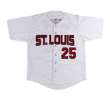 Mark McGwire Signed St. Louis Custom White Jersey