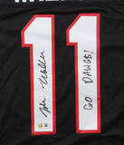 Jalon Walker Signed Georgia Bulldogs Jersey (Beckett) Falcons 2025 1st Rnd Pk LB