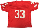 SAN FRANCISCO 49ERS ROGER CRAIG AUTOGRAPHED RED JERSEY BECKETT WITNESS 221288