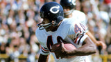 Gale Sayers Signed Bears 35" x 43" Framed Jersey (PSA) 1965 NFL ROY / HOF 1977