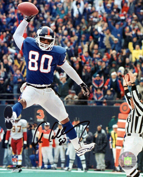 Chris Calloway Signed Giants Celebration Spike 8x10 Photo - (SCHWARTZ COA)