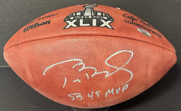 Tom Brady Signed Wilson Pro SB 49 Football SB MVP Auto Patriots Fanatics TRISTAR
