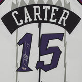 FRMD Vince Carter Toronto Raptors Signed 1998 Mitchell & Ness Authentic Jersey