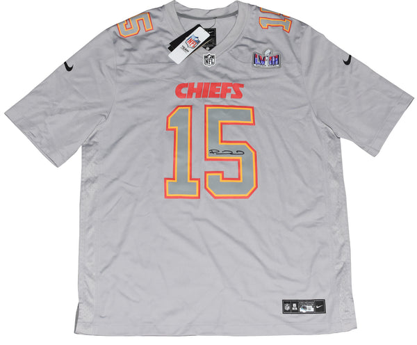 PATRICK MAHOMES SIGNED KANSAS CITY CHIEFS GRAY NIKE SUPER BOWL LVIII JERSEY BAS