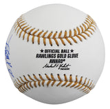 Reds Johnny Bench "10x GG" Signed Golden Glove Logo Baseball BAS #BY103714