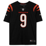 JOE BURROW Autographed Bengals 2021 Black Nike Limited Jersey FANATICS