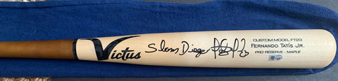 Fernando Tatis Jr Padres Signed Victus Game Bat Slam Diego Auto Fanatics & MLB