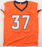 R J Harvey Signed Denver Broncos Pro Cut Jersey (JSA) Ex-UCF RB / 2nd Round Pick