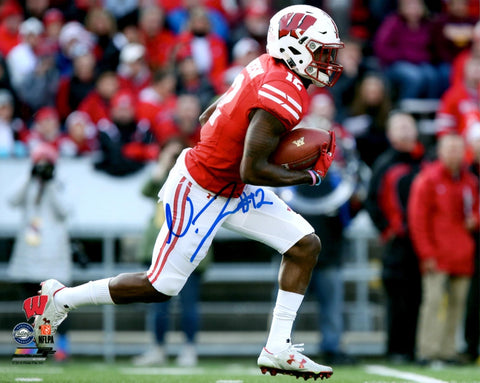 WI Badgers DB NATRELL JAMERSON Signed 8x10 Photo #1 AUTO 2018 NFL Draft