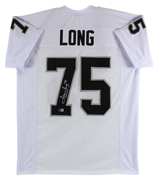 Howie Long Authentic Signed White Pro Style Jersey Autographed BAS Witnessed