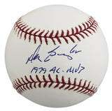 Angels Don Baylor "1979 AL MVP" Authentic Signed OML Baseball BAS #BV01146