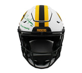 Clay Matthews Signed Green Bay Speed Flex Authentic Lunar NFL Helmet w/SB Champ