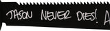 Ari Lehman Signed Friday The 13th 13" Steel Machete SOG Jason Beckett 36385