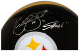 Kordell Stewart Autographed Pittsburgh Steelers F/S Helmet Insc. Beckett 40591