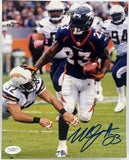 Willis McGahee Autographed 8x10 Photograph (James Spence COA)