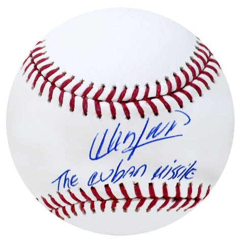 Aroldis Chapman Signed Rawlings Official MLB Baseball w/Cuban Missile - (SS COA)