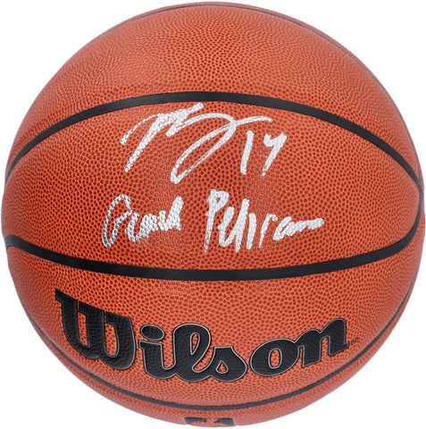 Brandon Ingram Pelicans Signed Wilson Rep Basketball w/"Geaux Pelicans" Insc