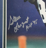 Steve Largent Autographed Framed 8x10 Photo Seahawks HOF 96 Beckett WY74790