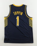 Obi Toppin Signed Indianapolis Pacers Jersey (Beckett) 2020 1st Round Pick #8