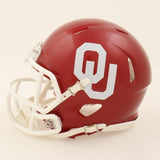 Marvin Mims Jr. Signed Oklahoma Sooners Speed Mini Helmet (Beckett) Broncos W.R.