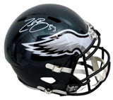 Zack Baun Signed/Auto Green Full Size Speed Replica Helmet Eagles Beckett 198920
