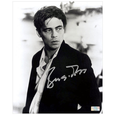 Benicio Del Toro Autographed 1989 James Bond License to Kill Dario 8x10 Photo