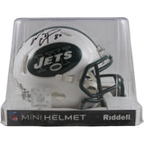 Wayne Chrebet Autographed New York Jets TB Mini Helmet Beckett Witness 50268