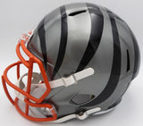 Ja'Marr Chase Autographed Flash Speed Full Size Helmet Bengals Beckett Witness W