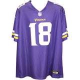 Justin Jefferson Autographed Minnesota Vikings Nike 2XL Jersey Beckett WIT 58220