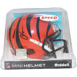 Chad Johnson Autographed/Signed Cincinnati Bengals Mini Helmet Beckett 44107