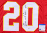 Deron Cherry Signed Kansas City Chiefs Jersey (PSA COA) 6xPro Bowl Defensive.Bck