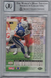 Marshall Faulk Autographed 1994 SP #3 Rookie Card Beckett 10 Slab 36284