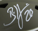 Brian Dawkins Signed Salute to Service Full Size Replica Helmet PSA 191833