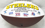 George Pickens Autographed Steelers White Logo Football Beckett QR #BJ56786