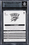 Thunder Kevin Durant Authentic Signed 2013 Hoops #73 Card BAS Slabbed