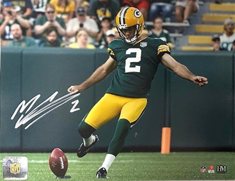 Packers Super Bowl Champion MASON CROSBY Signed 8x10 Photo #5 AUTO