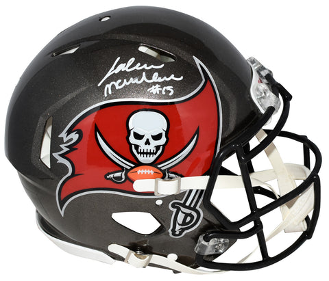 JALEN McMILLAN SIGNED TAMPA BAY BUCCANEERS AUTHENTIC SPEED HELMET BECKETT