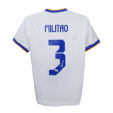 Eder Militao Signed Real Madrid FC Soccer Jersey #3 with Beckett Witness