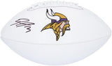 Jordan Addison Minnesota Vikings Autographed White Panel Football