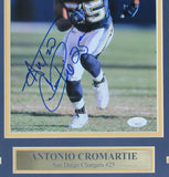 Antonio Cromartie San Diego Chargers Signed/Auto 8x10 Photo Framed JSA 163315