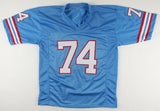 Bruce Matthews Signed Houston Oilers Jersey Inscribed "HOF 07" (Beckett) O-Line