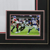 Rachaad White Signed Tampa Bay Buccaneers 35x43 Framed Home Jersey (Beckett) R.B